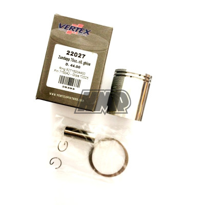 Piston ZUNDAPP FAMEL 5 velocidades 44 mm / 2 segmentos - VERTEX